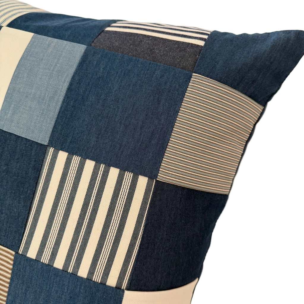 Squares Patchwork Pillow 19″ × 19″