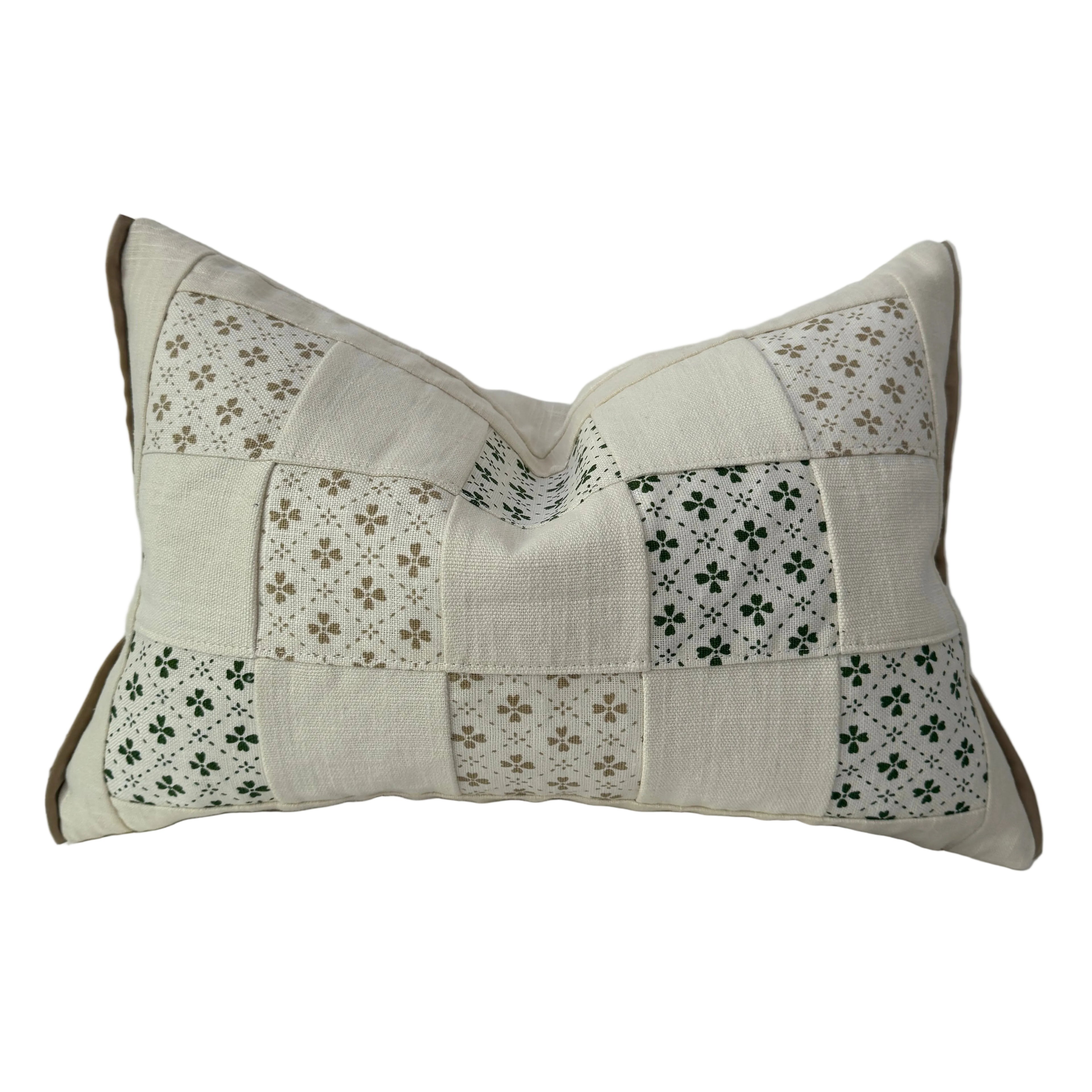 Petit Flower Flange Lumbar 13″ × 19″