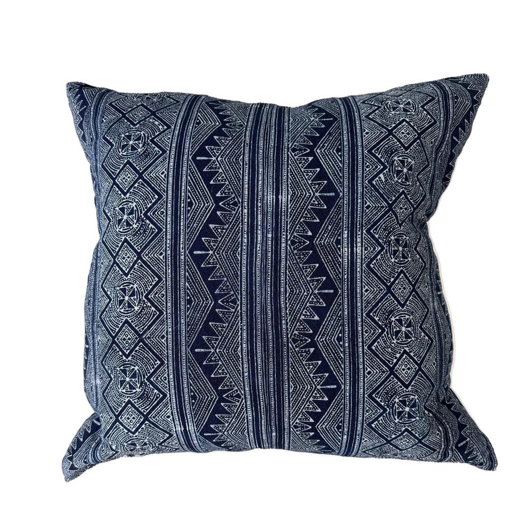 Hmong Indigo Pillow 24″ × 24″