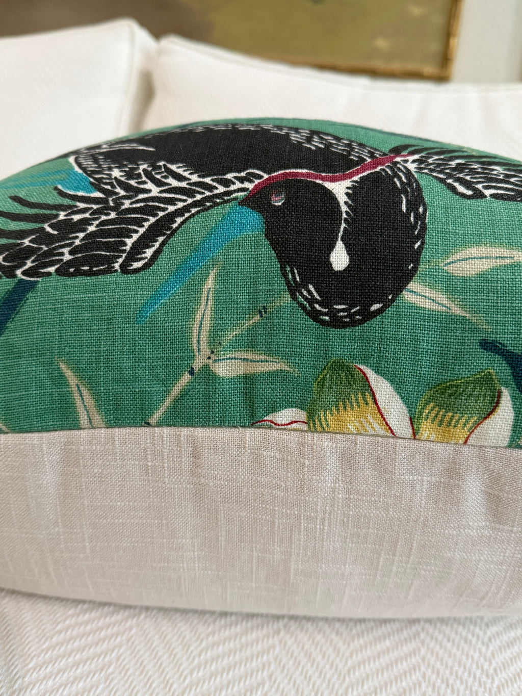 Lotus Garden Pillow 20″ × 22″
