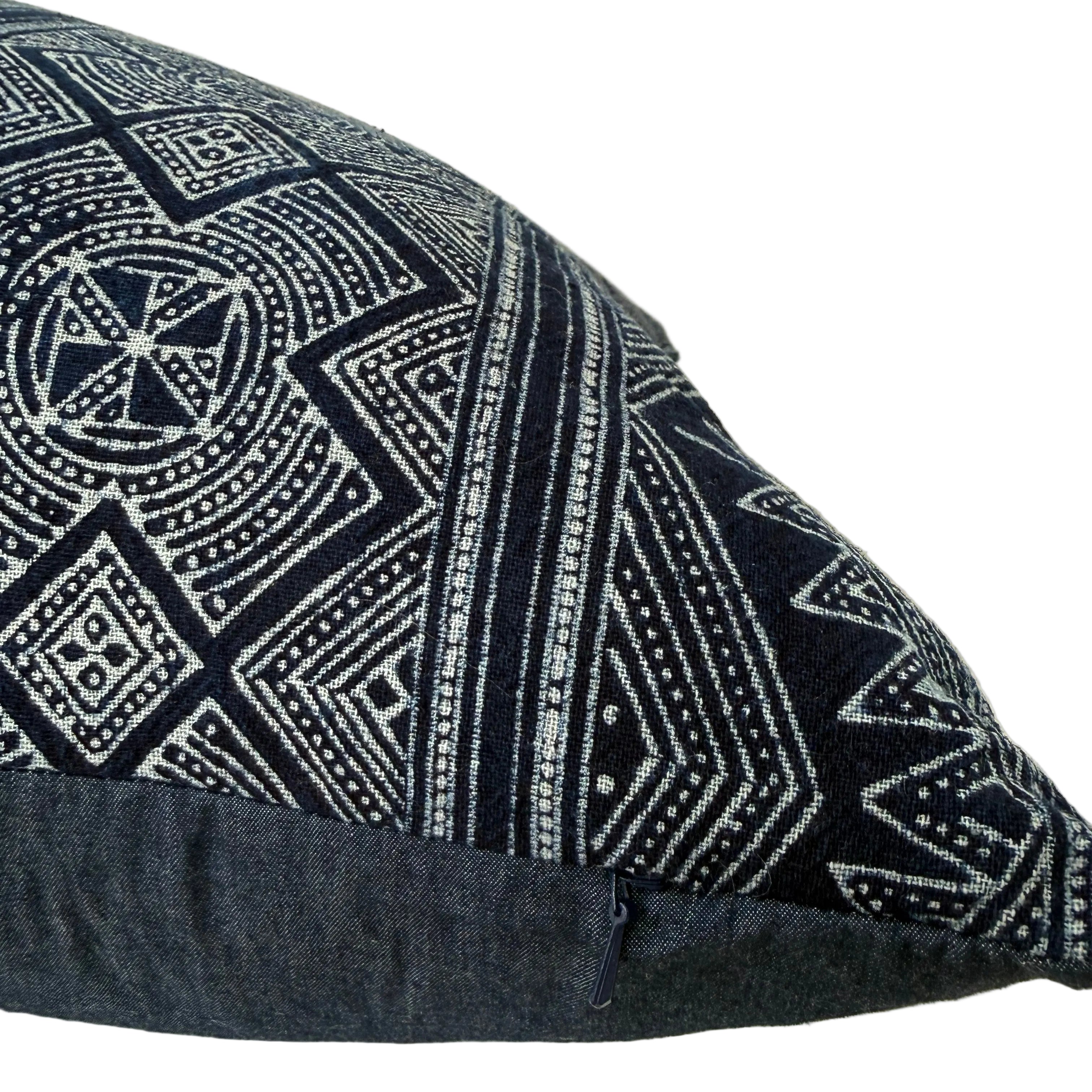Hmong Indigo Pillow 24″ × 24″