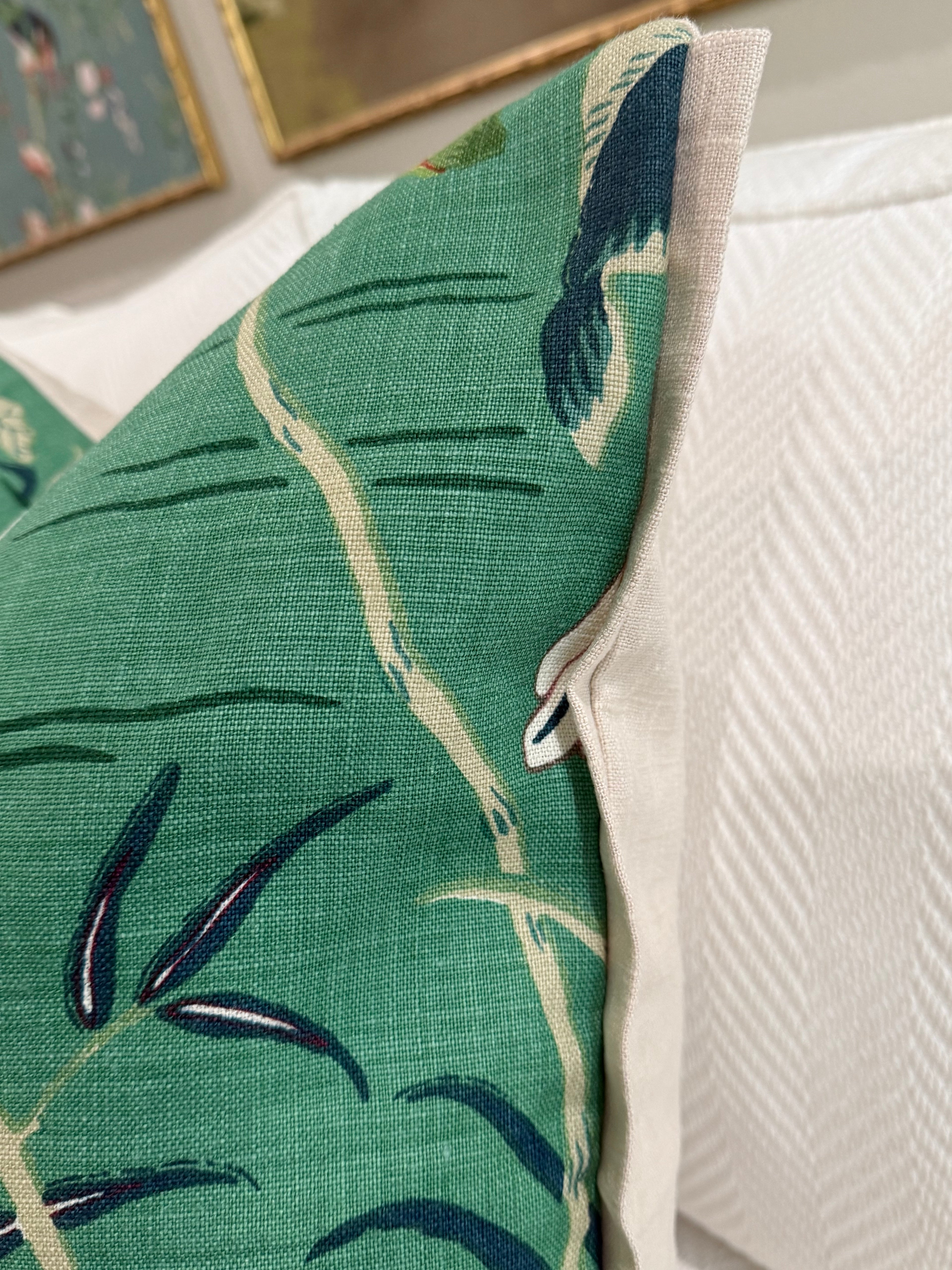 Lotus Garden Pillow 20″ × 22″