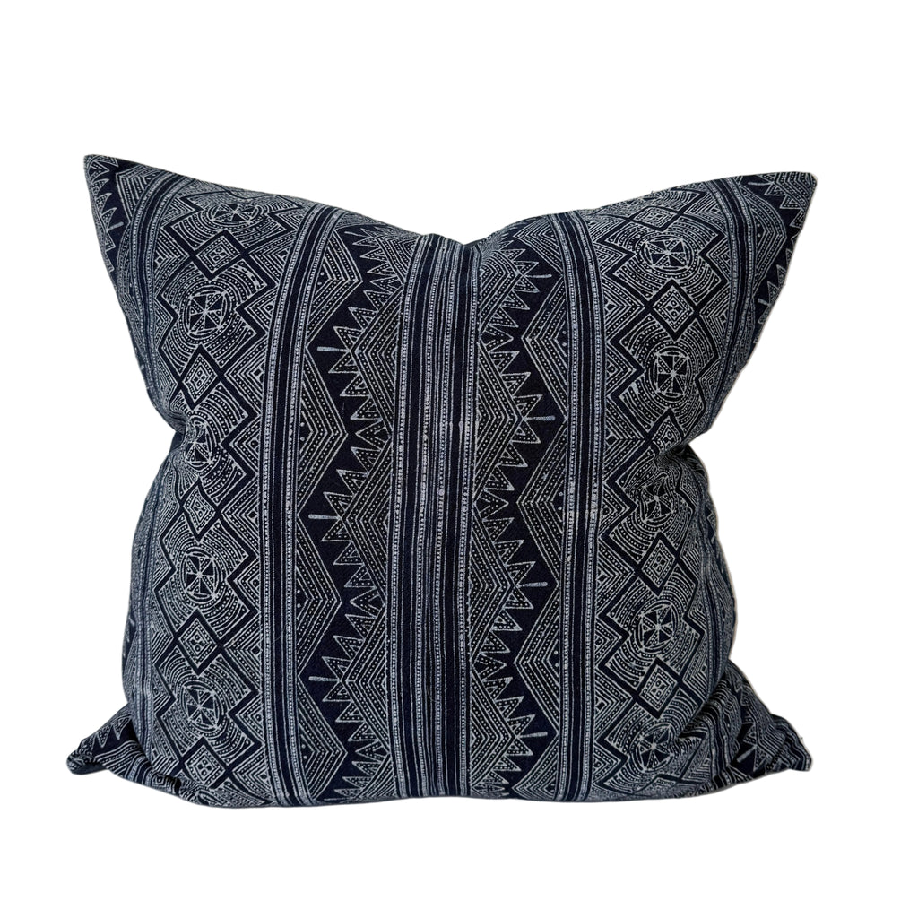 Hmong Indigo Pillow 24″ × 24″