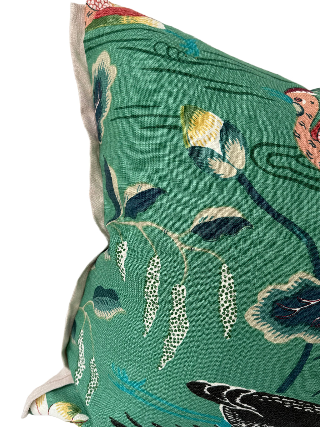 Lotus Garden Pillow 20″ × 22″