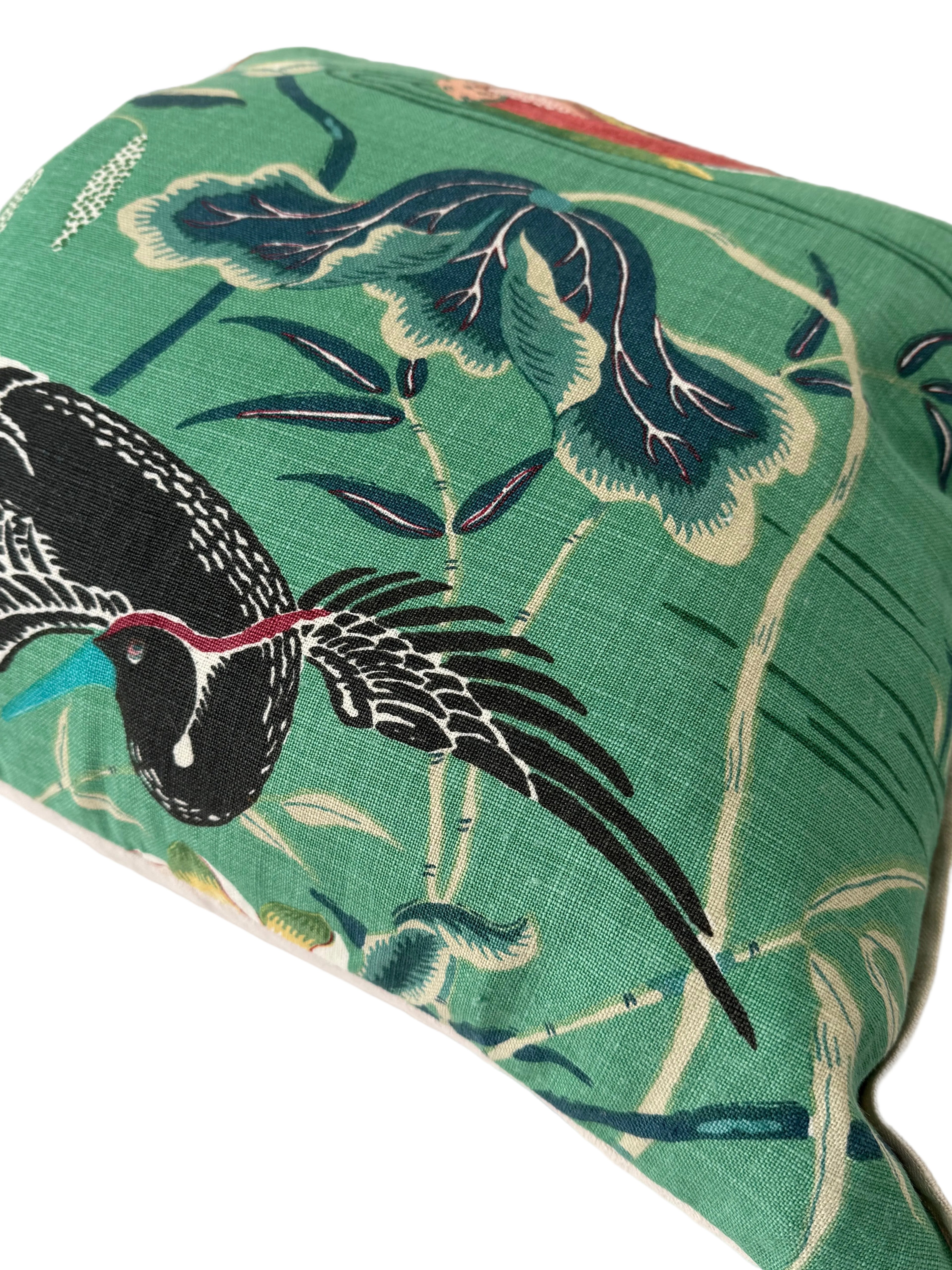 Lotus Garden Pillow 20″ × 22″