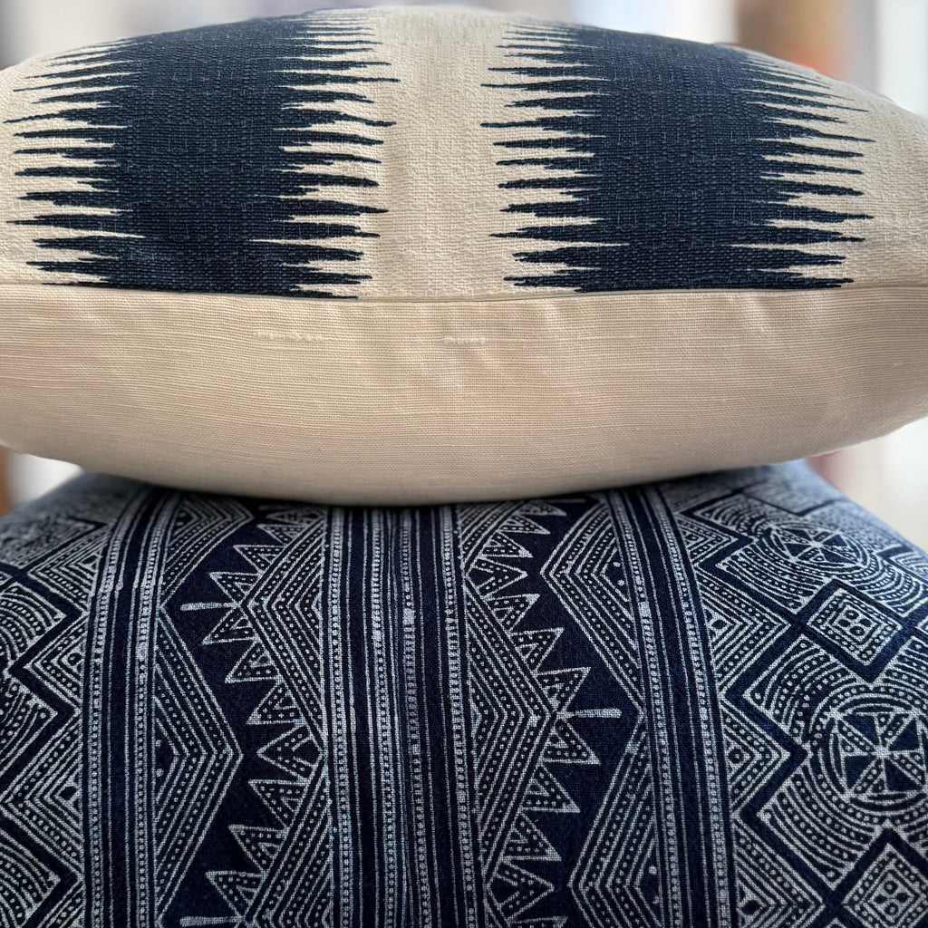 Hmong Indigo Pillow 24″ × 24″