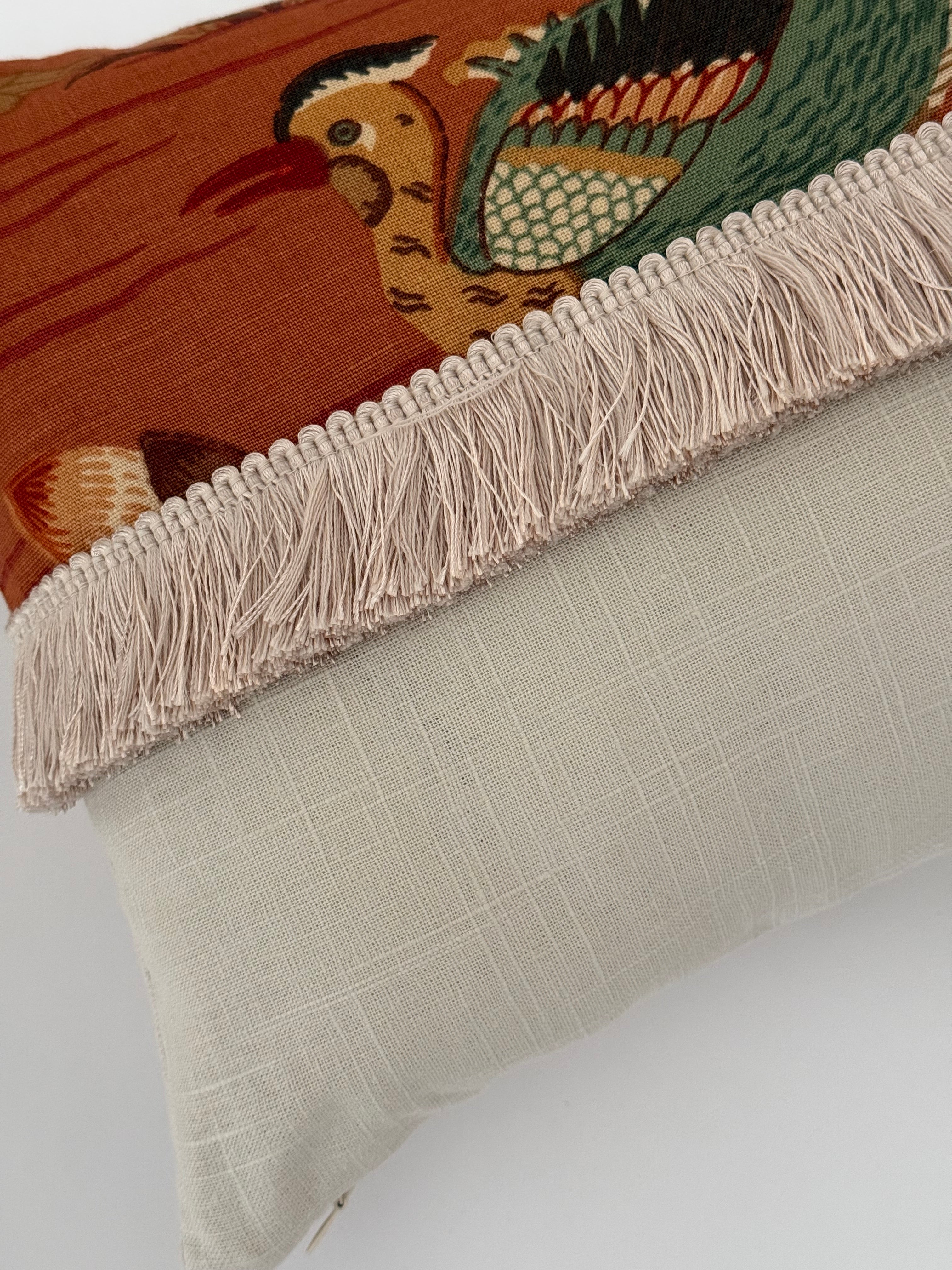 Lotus Lacquer Lumbar Pillow 12" × 20"
