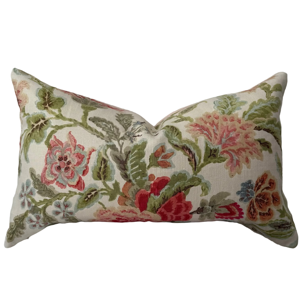 Bradstock Rose Lumbar Pillow 14″ × 22″
