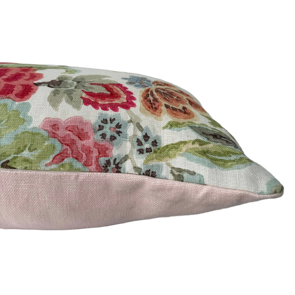 Bradstock Rose Lumbar Pillow 14″ × 22″