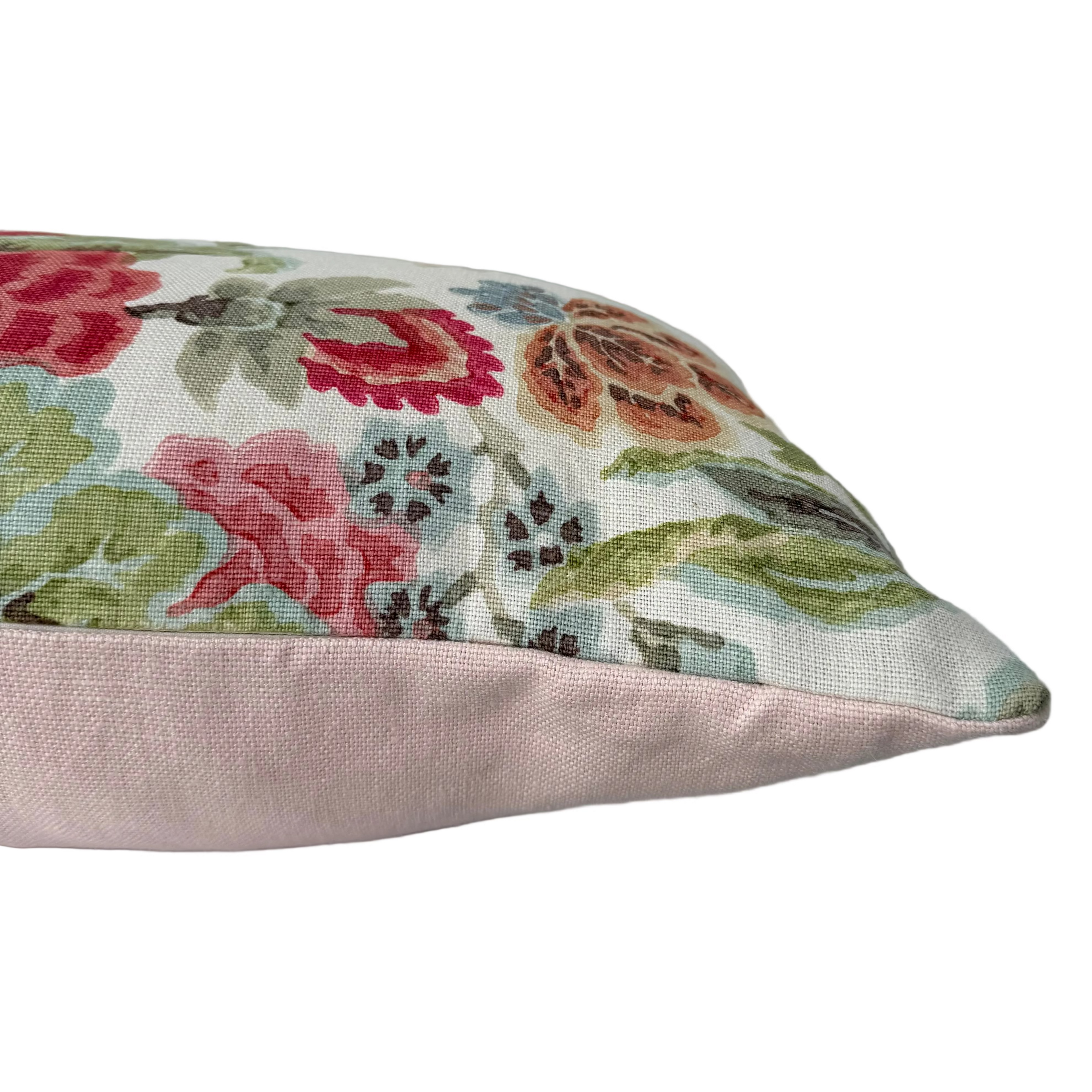 Bradstock Rose Lumbar Pillow 14″ × 22″