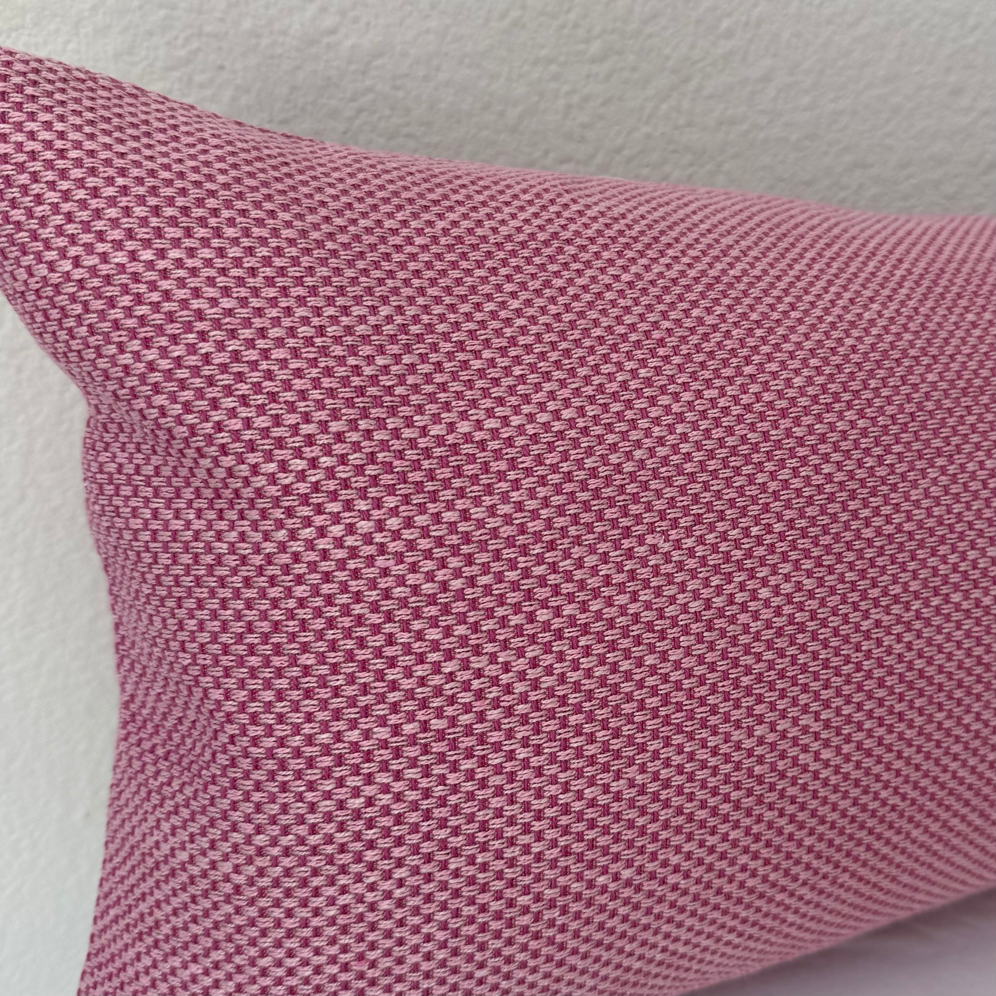 Shima Light Pink Lumbar Pillow 12″ × 24″