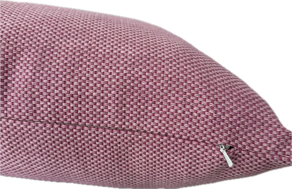 Shima Light Pink Lumbar Pillow 12″ × 24″