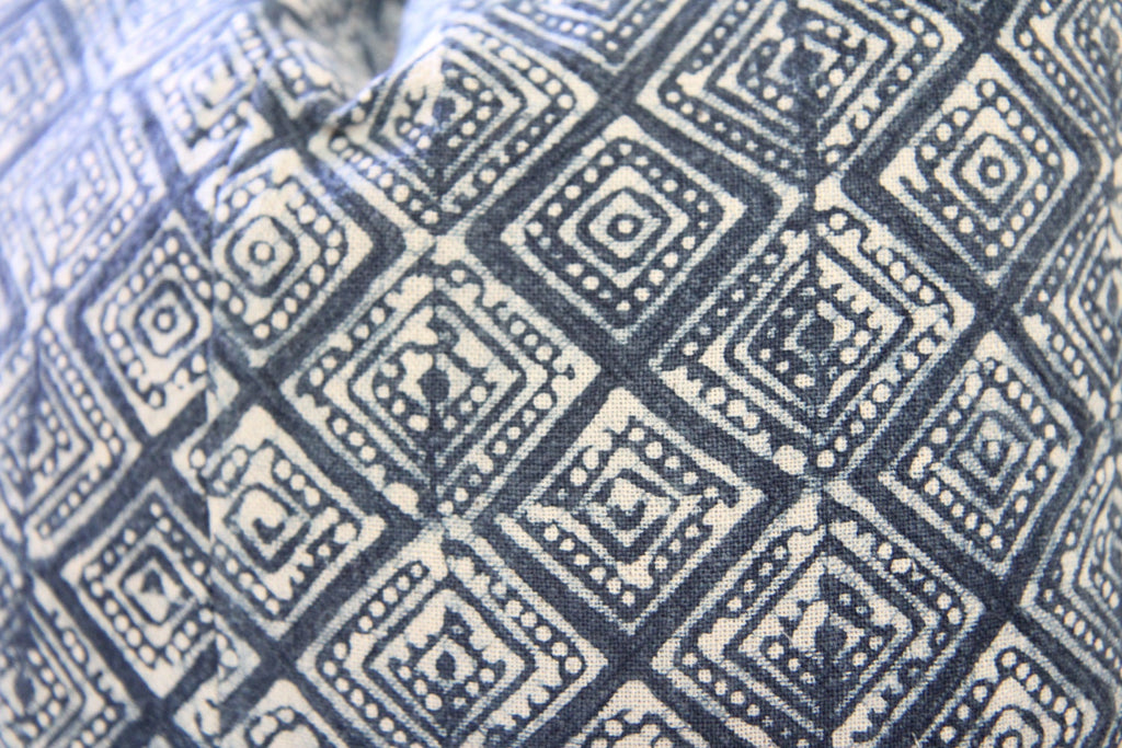Hmong Indigo Pillow — Pair 16" × 16"