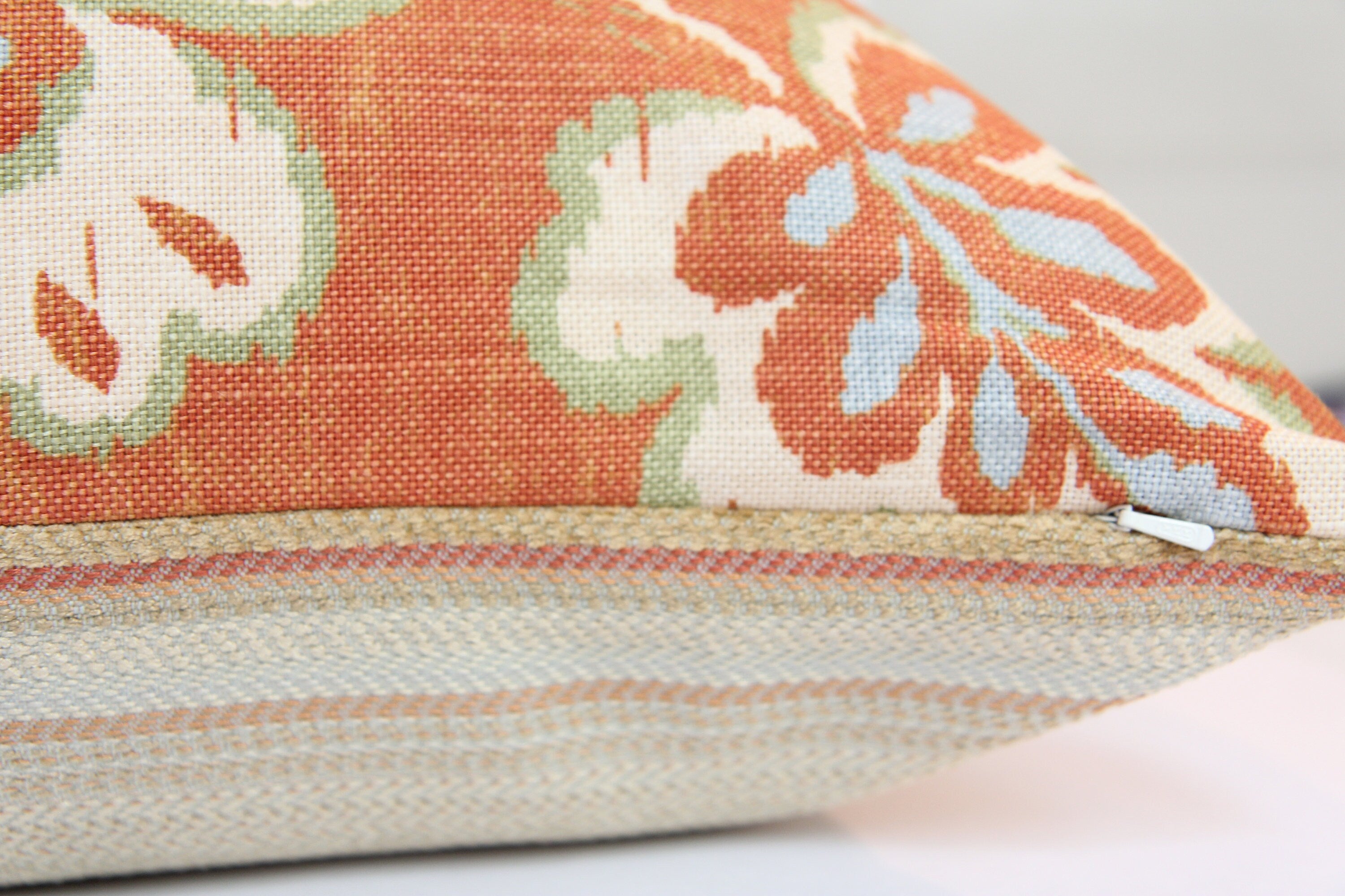 Double Sided Botanical Print Pillow 20″ × 20″