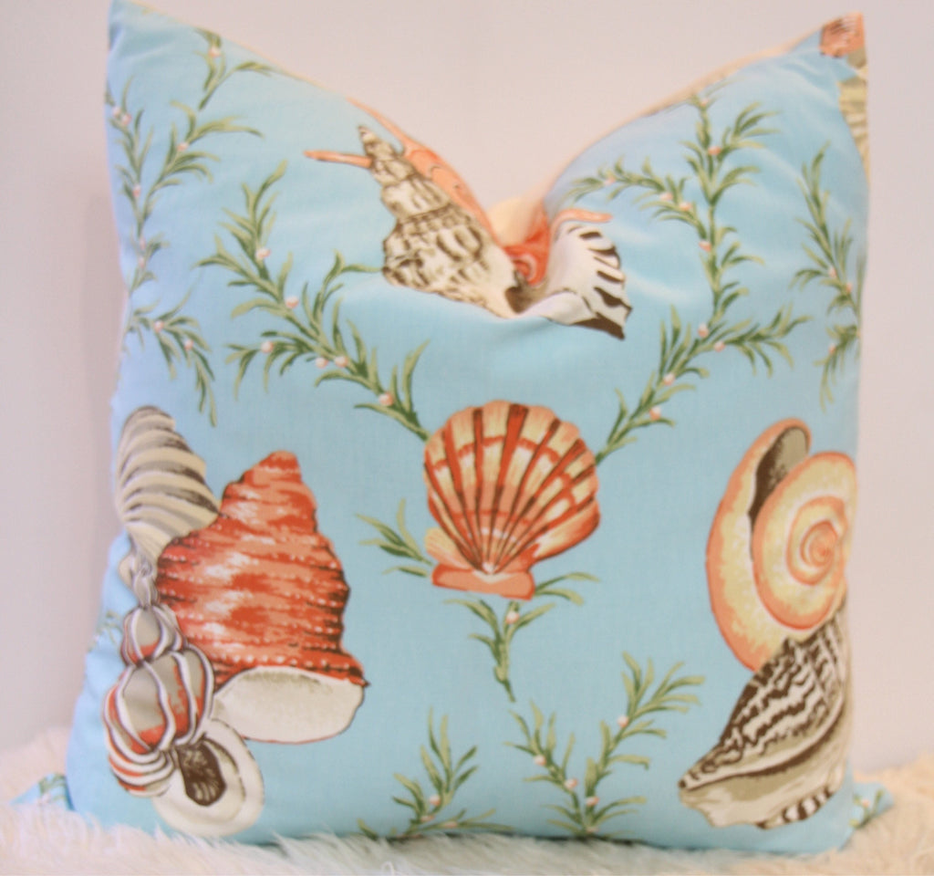 Laguna Coastal Print Pillow 22" × 22"