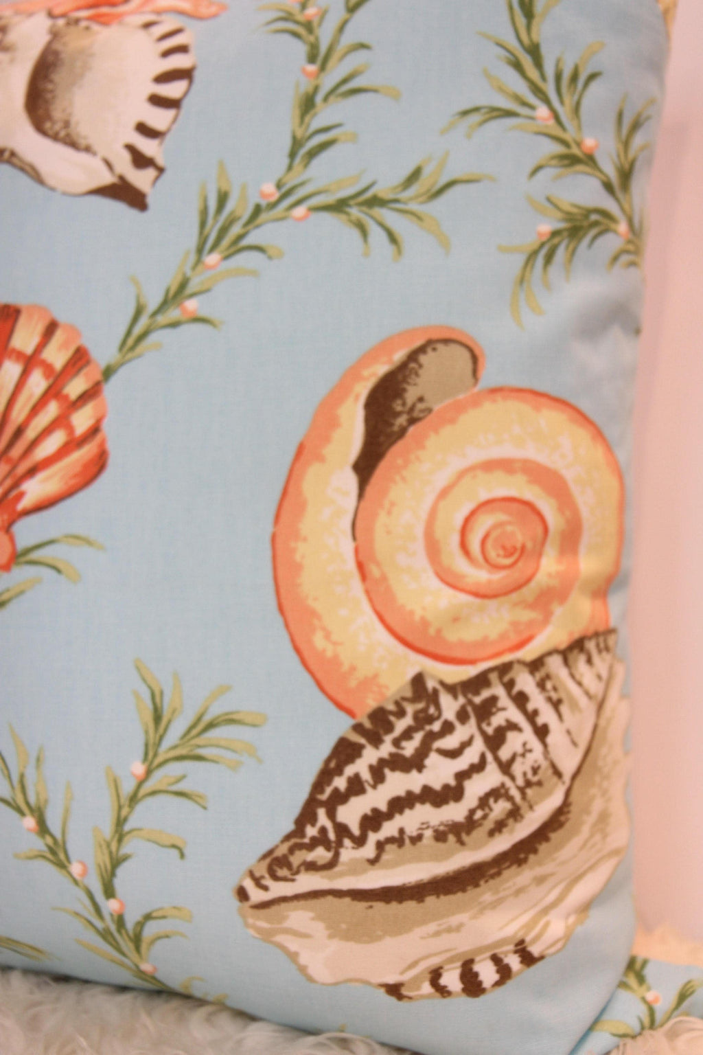 Laguna Coastal Print Pillow 22" × 22"