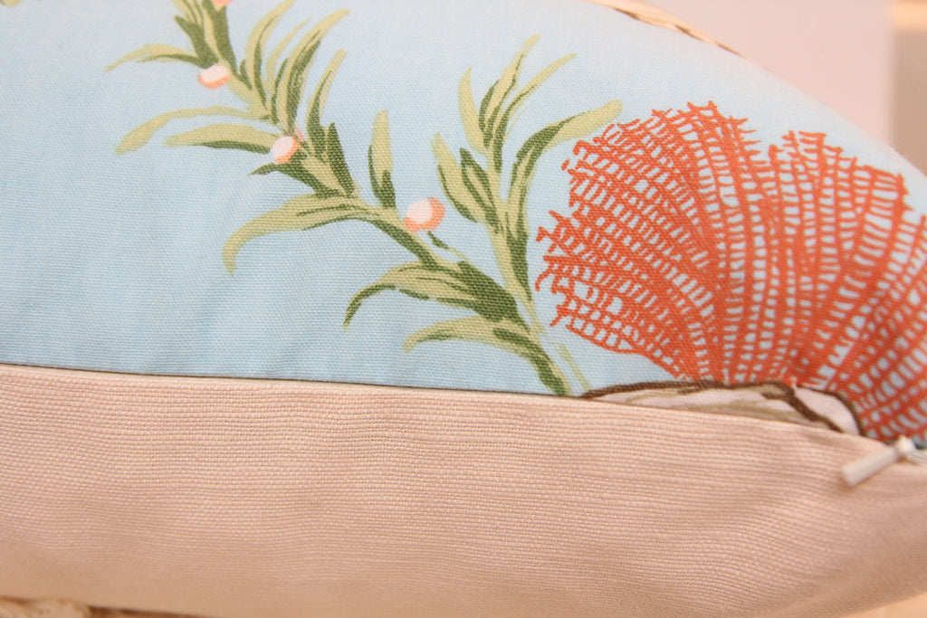 Laguna Coastal Print Pillow 22" × 22"