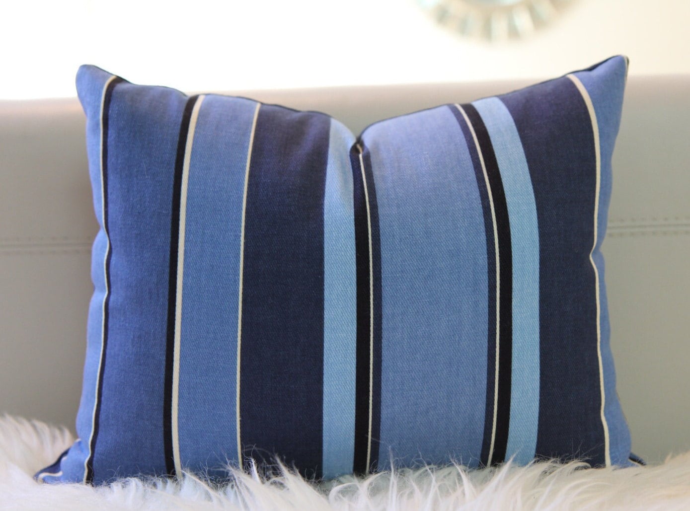 Ralph Catamaran Striped Pillow 12" × 16"